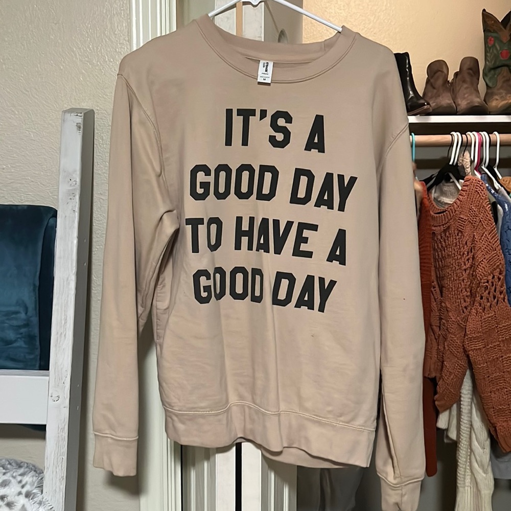JustHoods sweatshirt; good condition. Only worn twice.